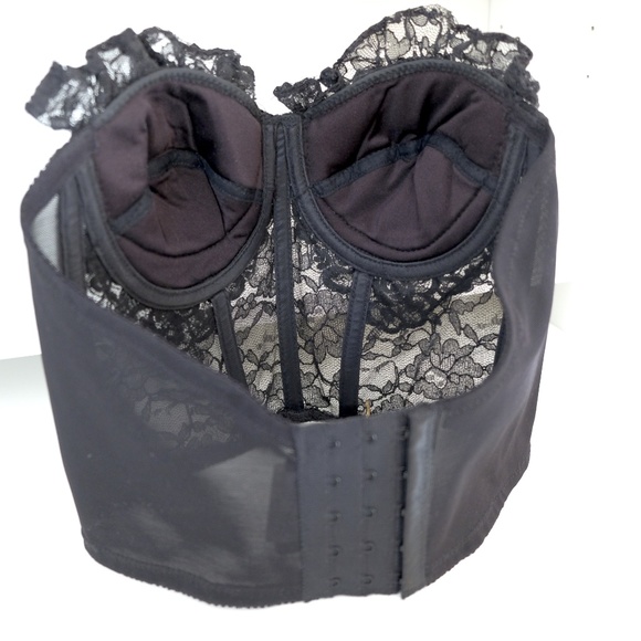 Bustier - Black w/ sequin + lace - Picture 4 of 8